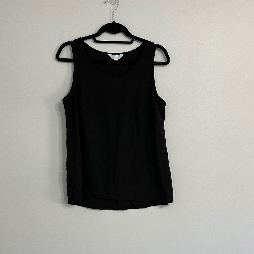 Time and Tru Black Tank Top